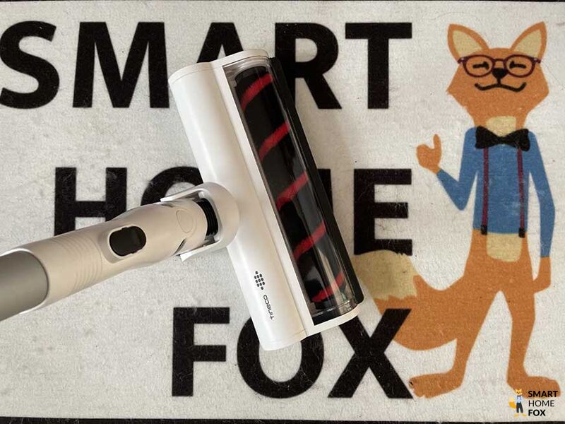 Absaugen des Teppichs